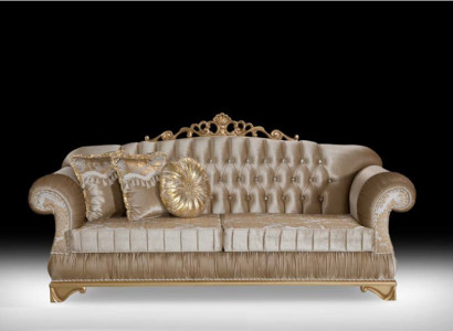 Bequemes Sofa im klassischen Stil mit einzigartigem Design und Dekoration